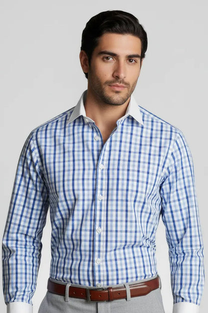 TATTERSTALL TUFTS BLUE SHIRT