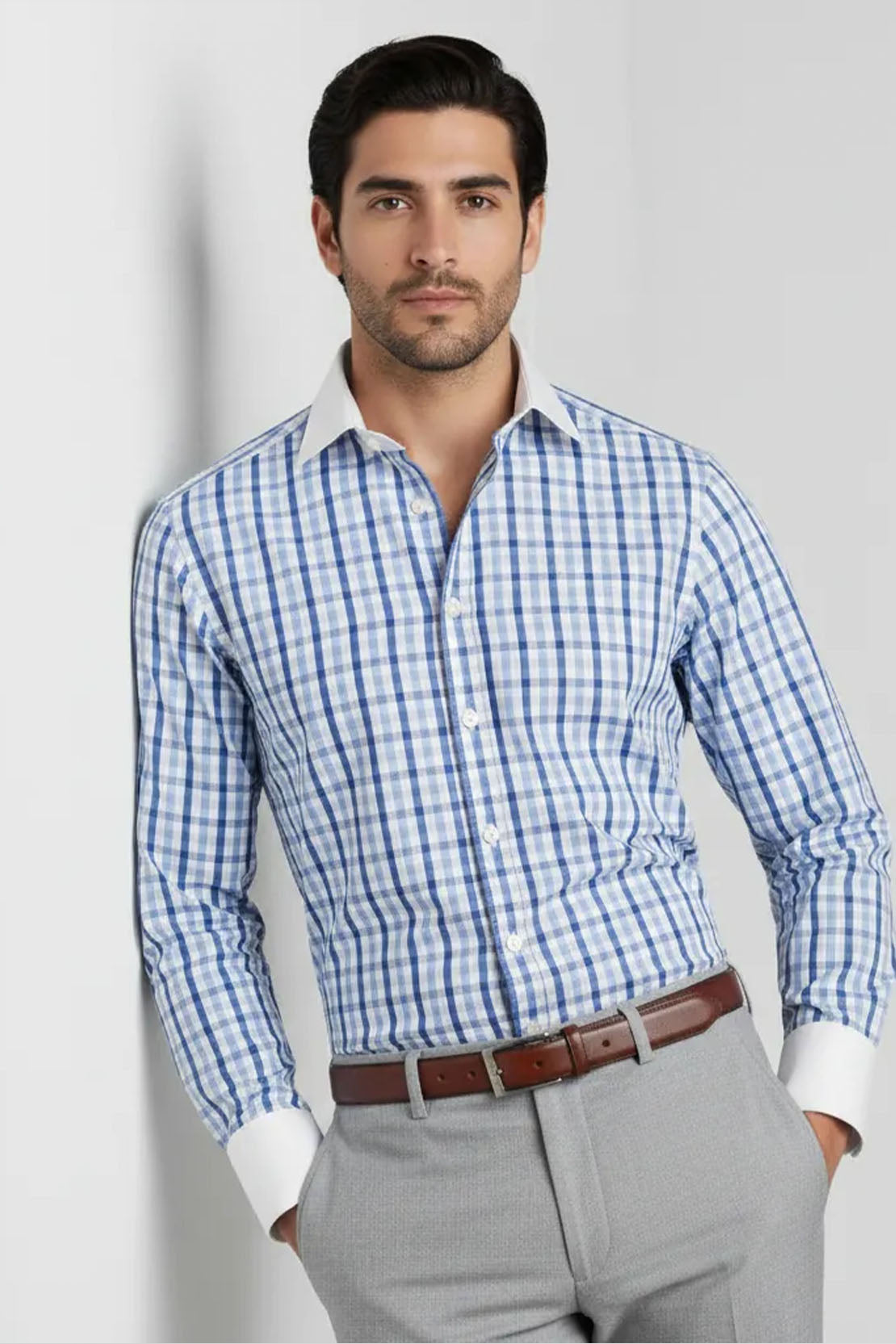 TATTERSTALL TUFTS BLUE SHIRT
