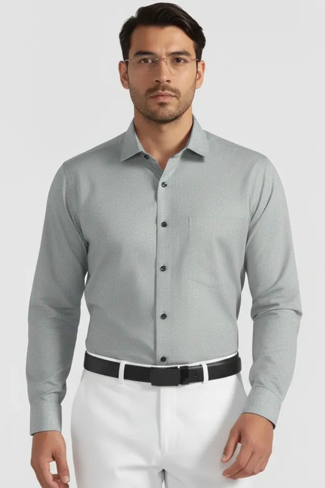 PLATINUM GREY DRESS SHIRT