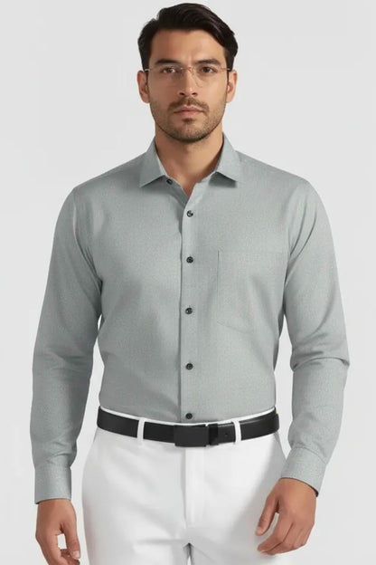 PLATINUM GREY DRESS SHIRT