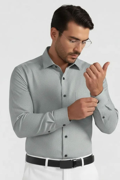 PLATINUM GREY DRESS SHIRT