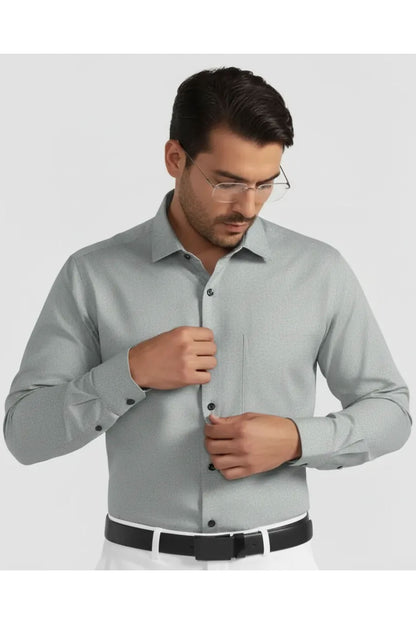 PLATINUM GREY DRESS SHIRT