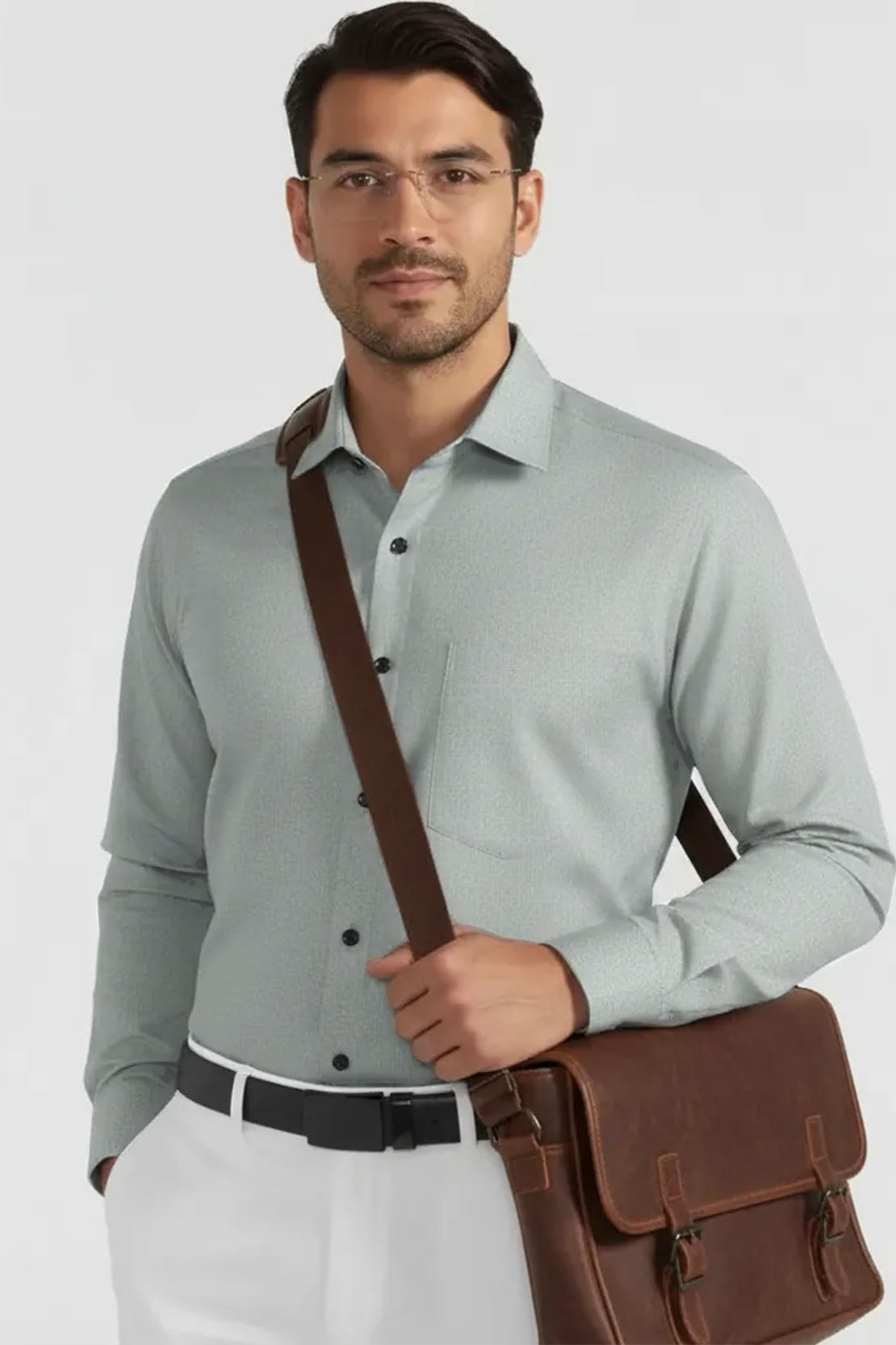 PLATINUM GREY DRESS SHIRT