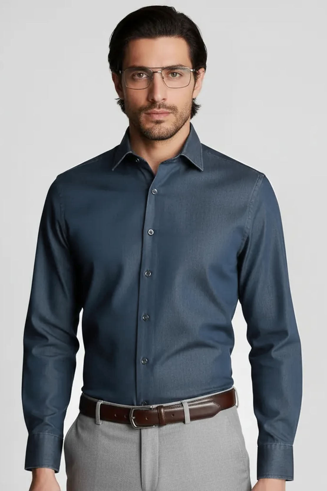 STEEL INDIGO DENIM SHIRT