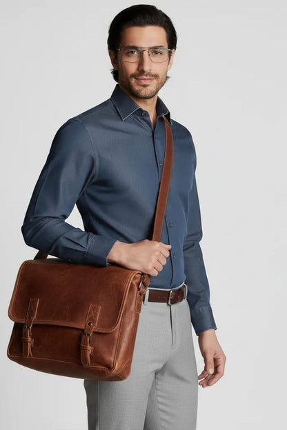 STEEL INDIGO DENIM SHIRT