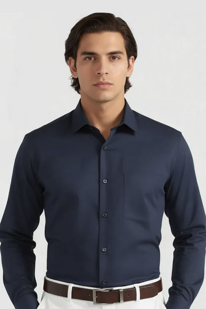DEEP NAVY FORMAL SHIRT