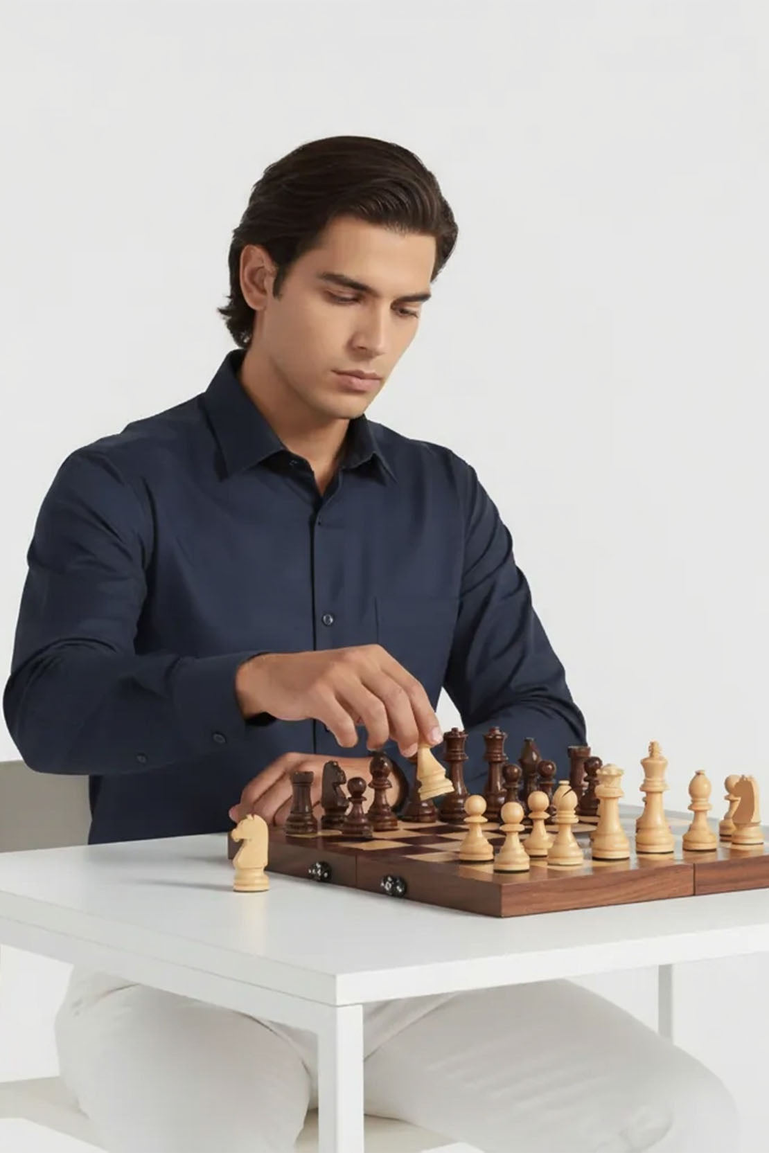 DEEP NAVY FORMAL SHIRT