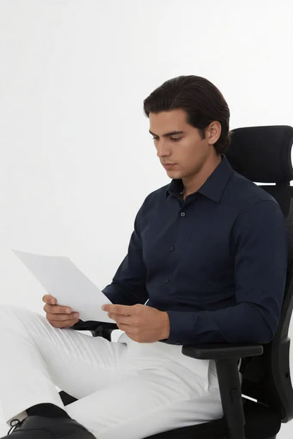 DEEP NAVY FORMAL SHIRT