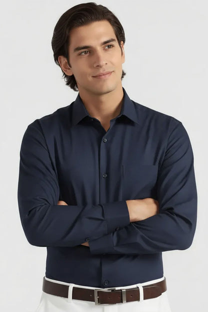 DEEP NAVY FORMAL SHIRT