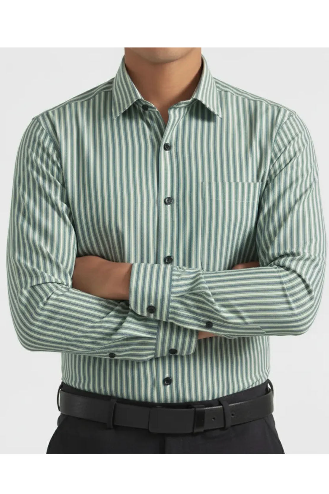 CLARY SAGE SHADOW STRIPES SHIRT