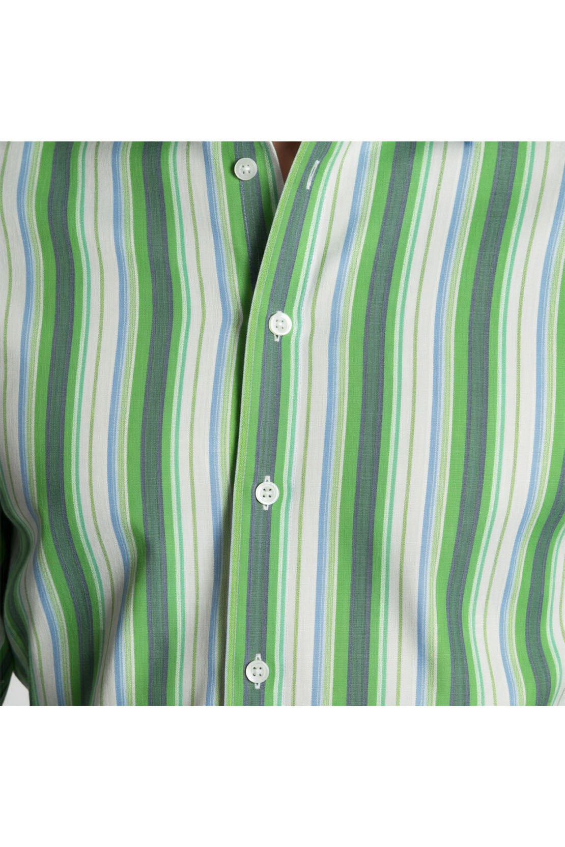 OLIVE BREEZE STRIPED SHIRT