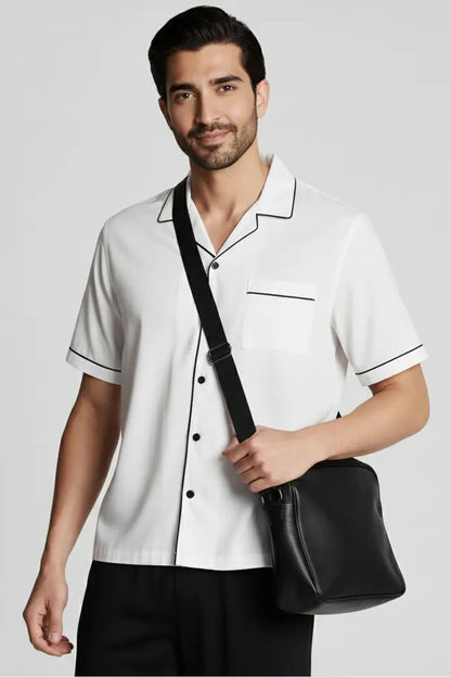 YACHT CLUB PIPED SHIRT