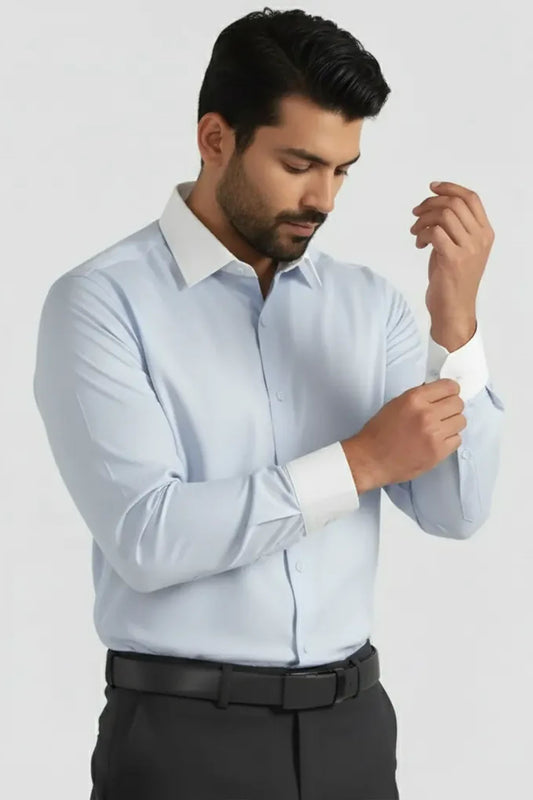 TUFTS MEN'S SOLID STRETCH SHIRT