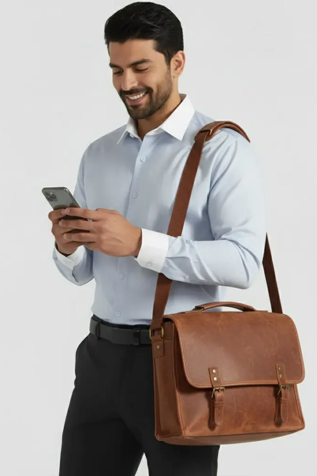 TUFTS MEN'S SOLID STRETCH SHIRT