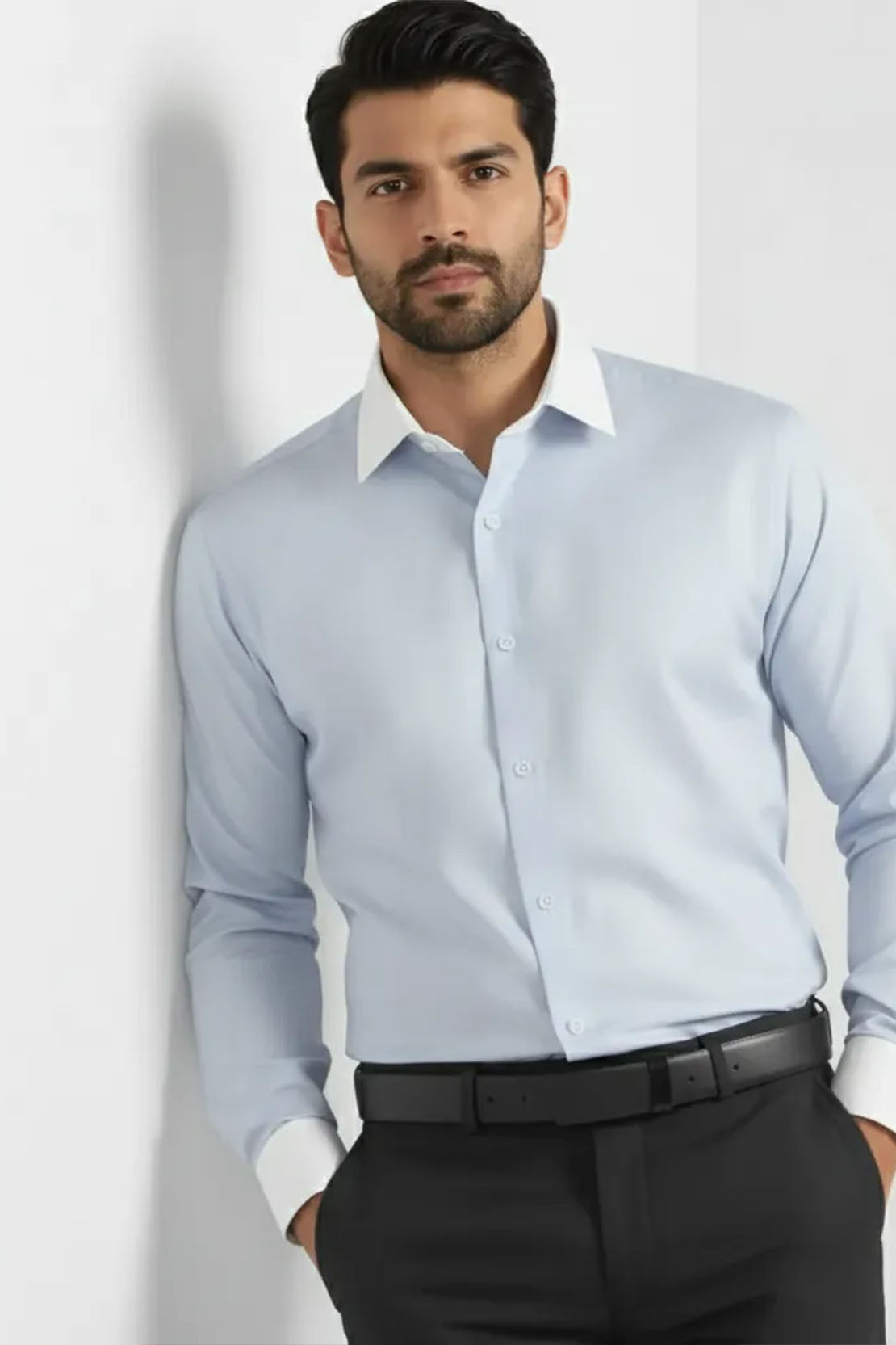 TUFTS MEN'S SOLID STRETCH SHIRT