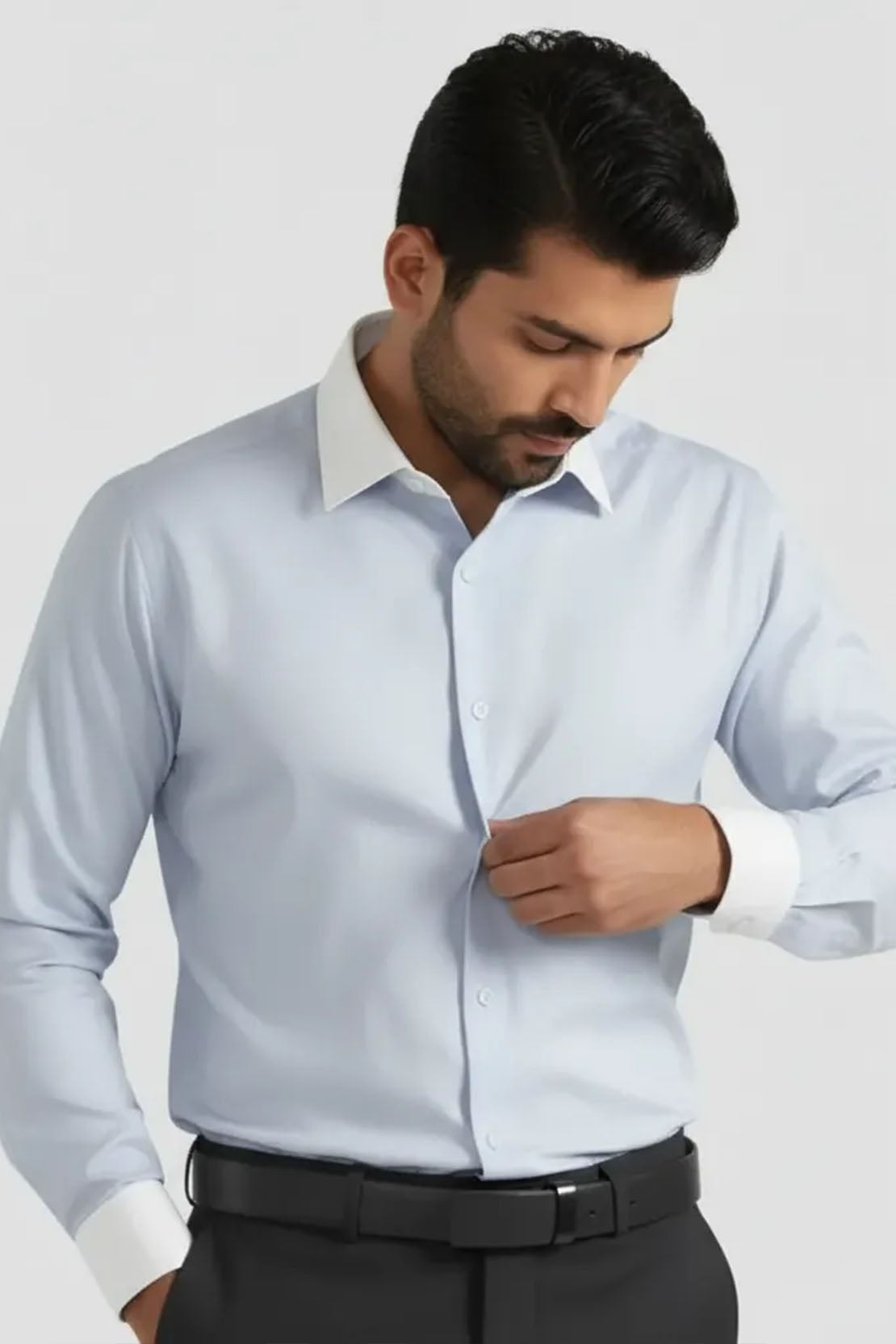 TUFTS MEN'S SOLID STRETCH SHIRT