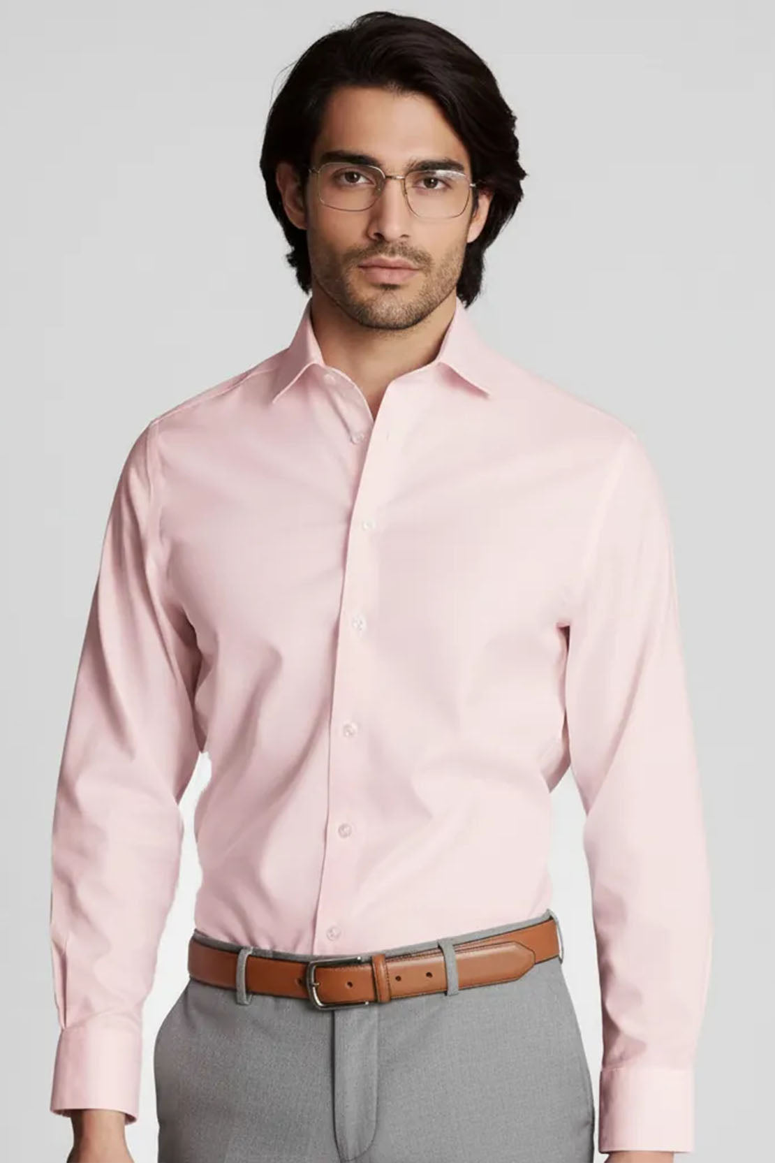 SOLID LEMONADE MEN'S STRETCH SHIRT