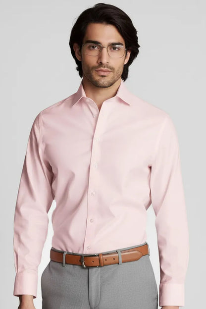 SOLID LEMONADE MEN'S STRETCH SHIRT