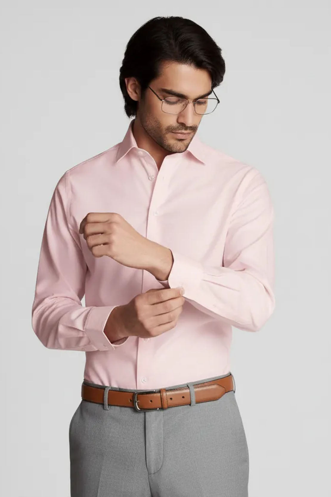 SOLID LEMONADE MEN'S STRETCH SHIRT