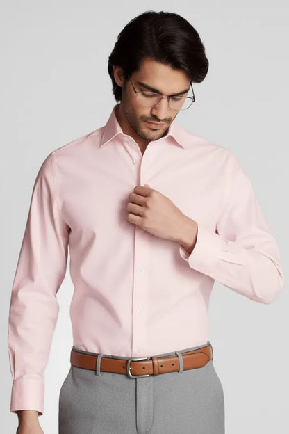 SOLID LEMONADE MEN'S STRETCH SHIRT