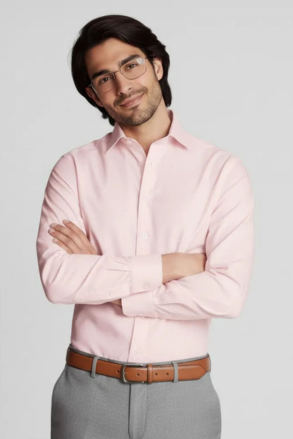 SOLID LEMONADE MEN'S STRETCH SHIRT