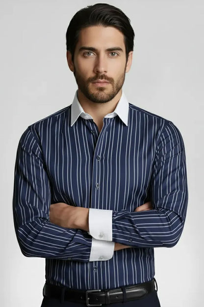 SHADOW DELFT STRIPES SHIRT