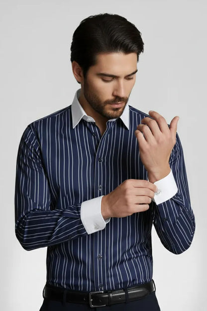 SHADOW DELFT STRIPES SHIRT