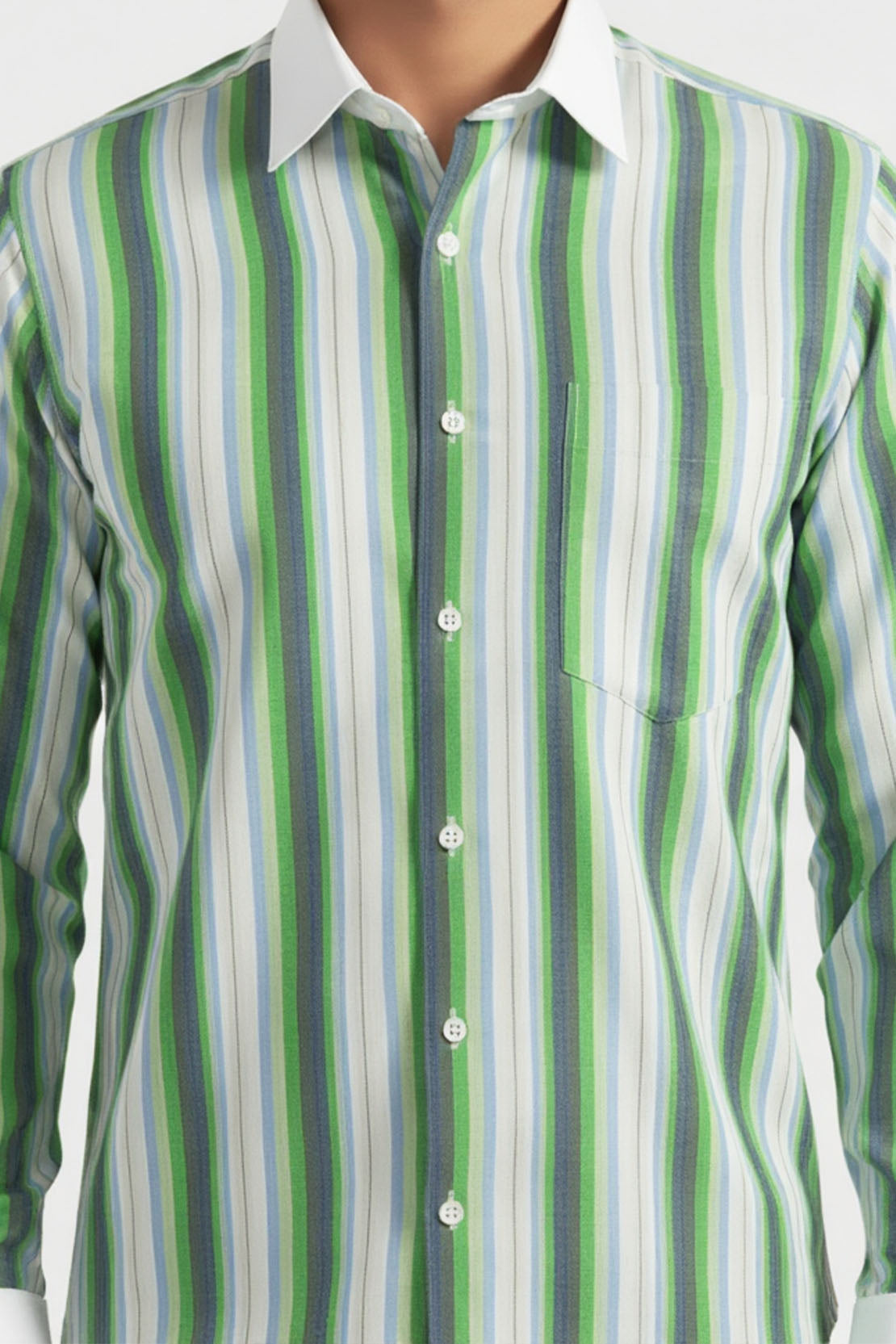 LIME FUSION FORMAL SHIRT