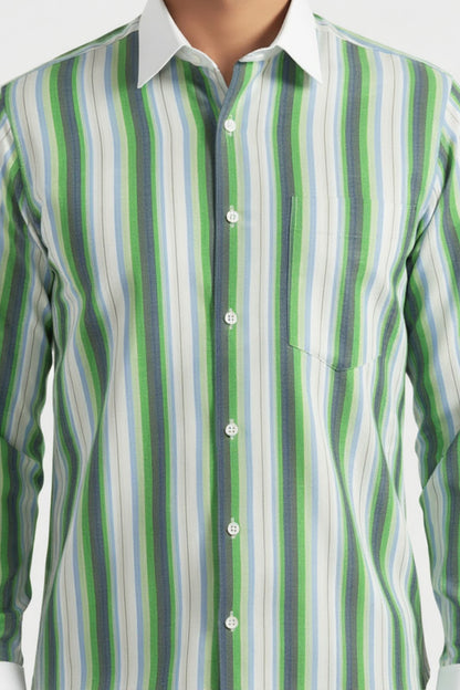 LIME FUSION FORMAL SHIRT