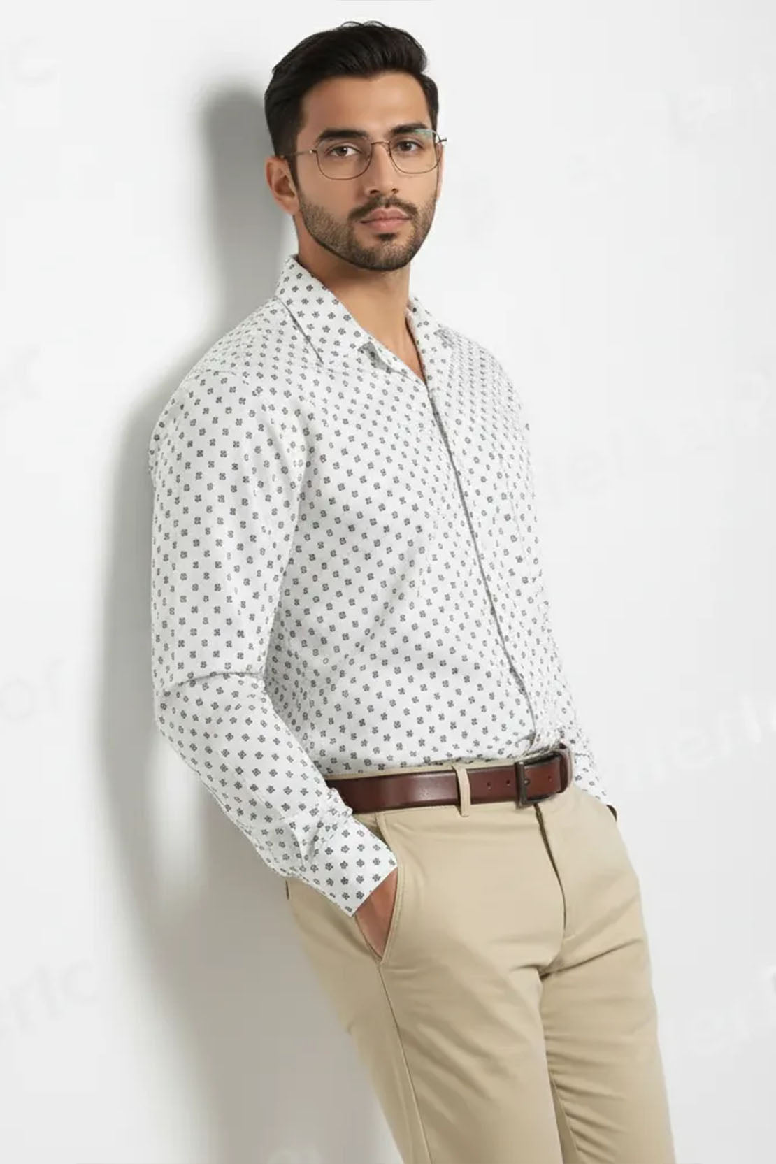 HESH DOT CUBAN PATTERN SHIRT