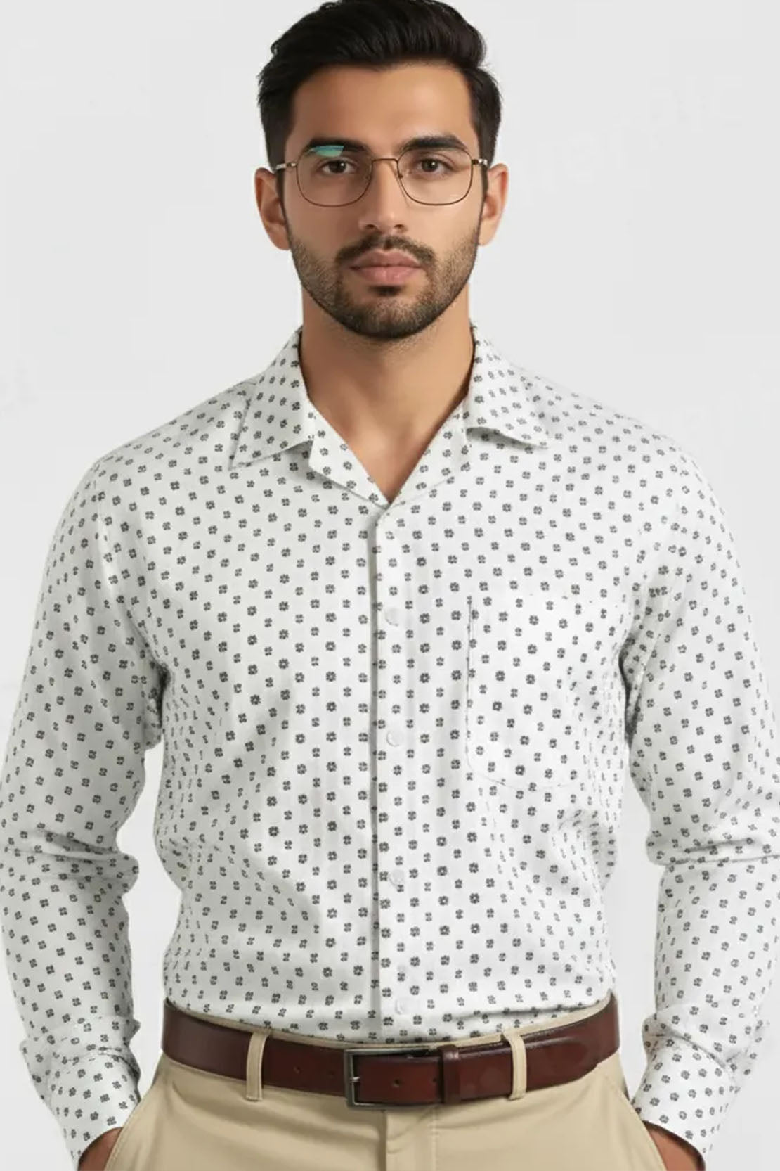HESH DOT CUBAN PATTERN SHIRT