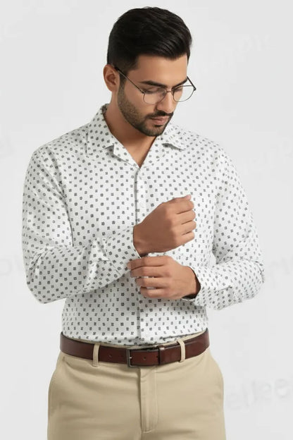 HESH DOT CUBAN PATTERN SHIRT