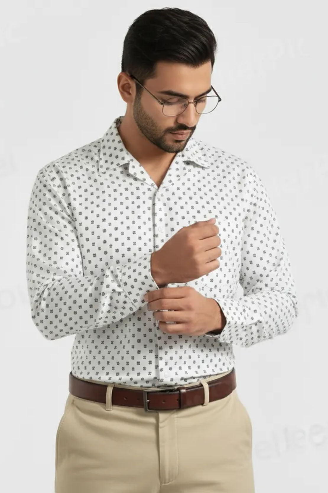 HESH DOT CUBAN PATTERN SHIRT