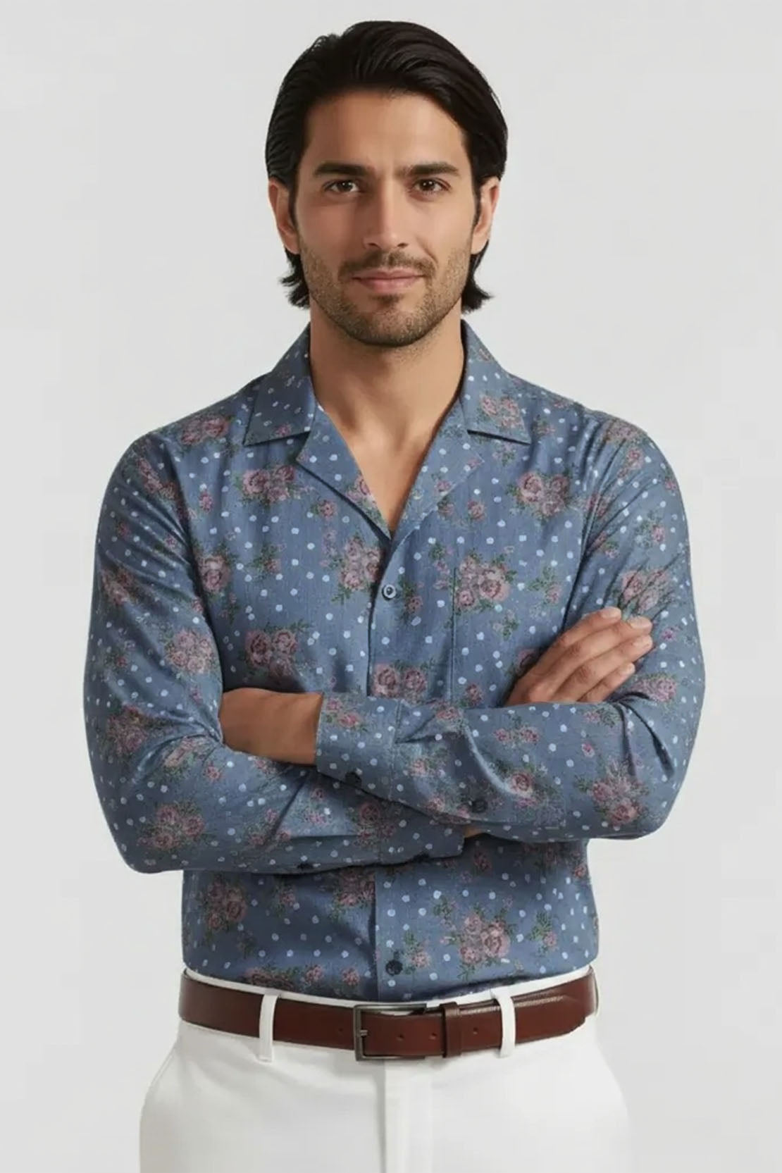 FLORAL CUBAN PATTERN SHIRT