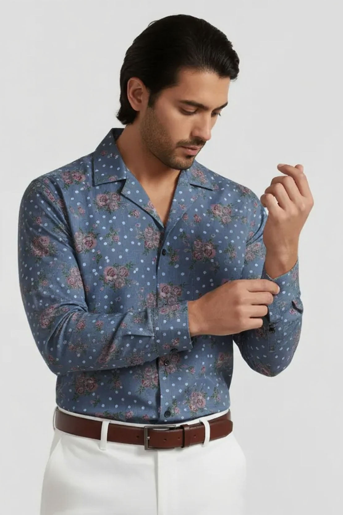 FLORAL CUBAN PATTERN SHIRT