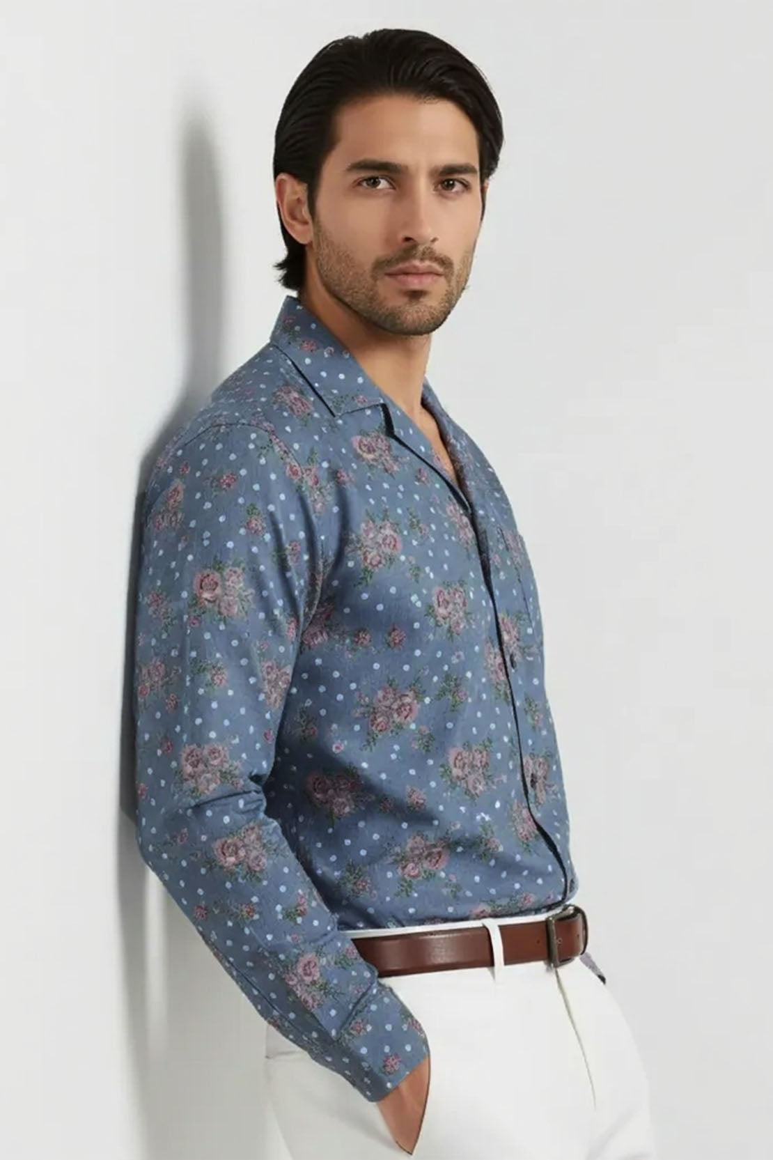 FLORAL CUBAN PATTERN SHIRT