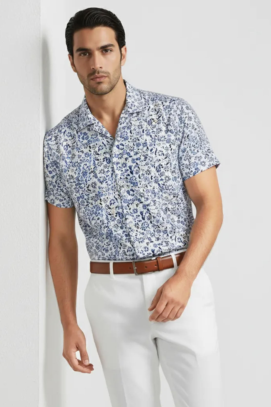 FINE FOLK PATTERN SHIRT