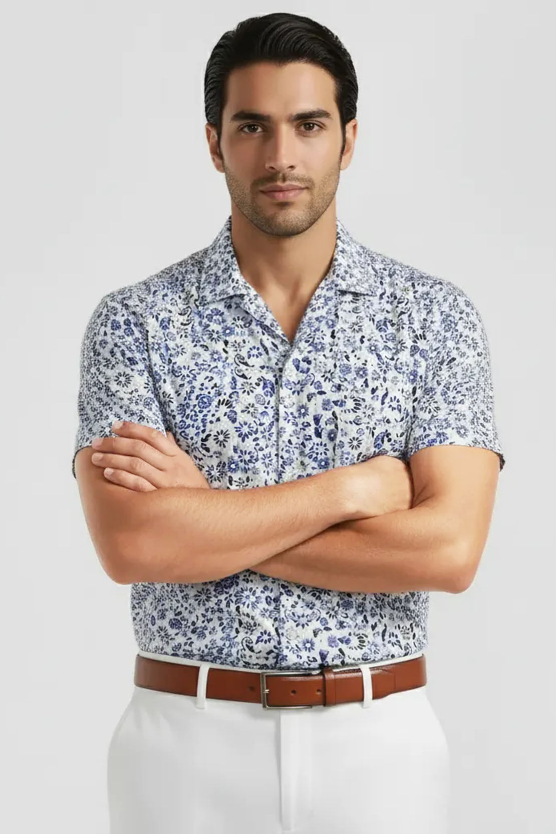 FINE FOLK PATTERN SHIRT