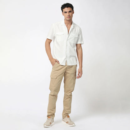 CUBAN WHITE MEN'S SHIRT