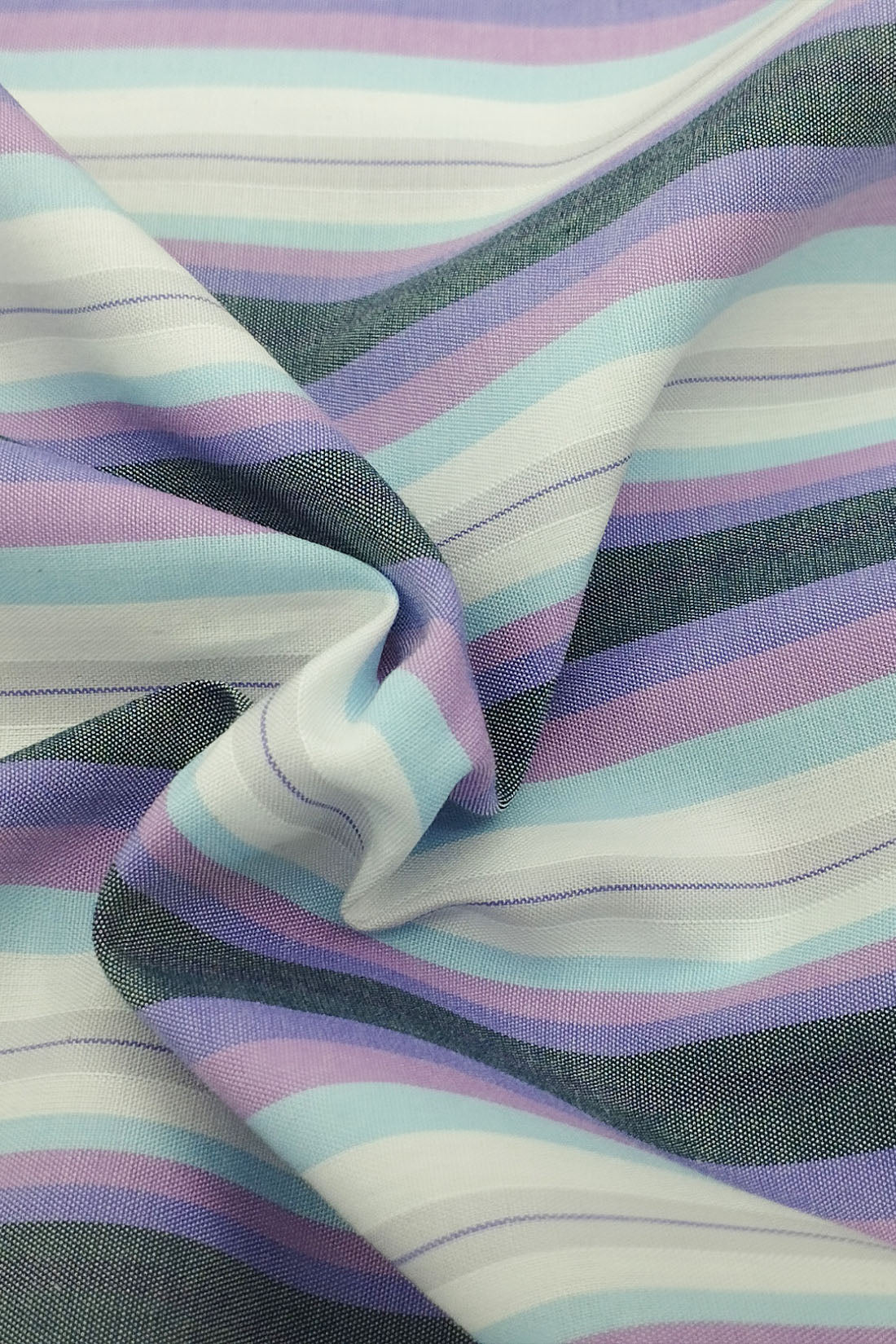 AQUA LAVENDER CLASSIC STRIPE SHIRT