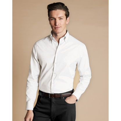 BUTTON DOWN OXFORD STRETCH SHIRT