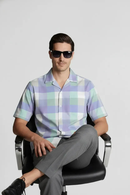 VIBRANT CHALET PLAID SHIRT
