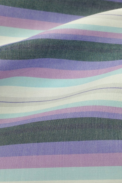 AQUA LAVENDER CLASSIC STRIPE SHIRT