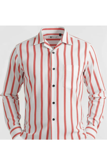 CARMINE STRIPE BUSINESS SHIRT