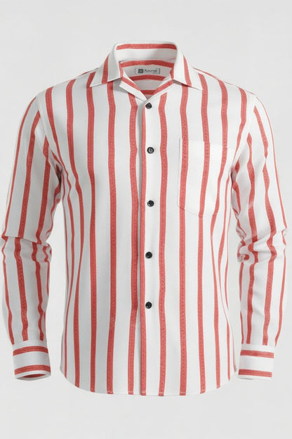 CARMINE STRIPE BUSINESS SHIRT