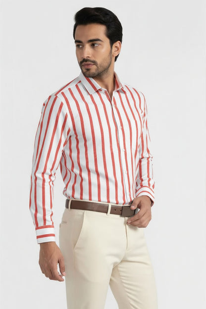 CRIMSON BEAM DRESS SHIRT