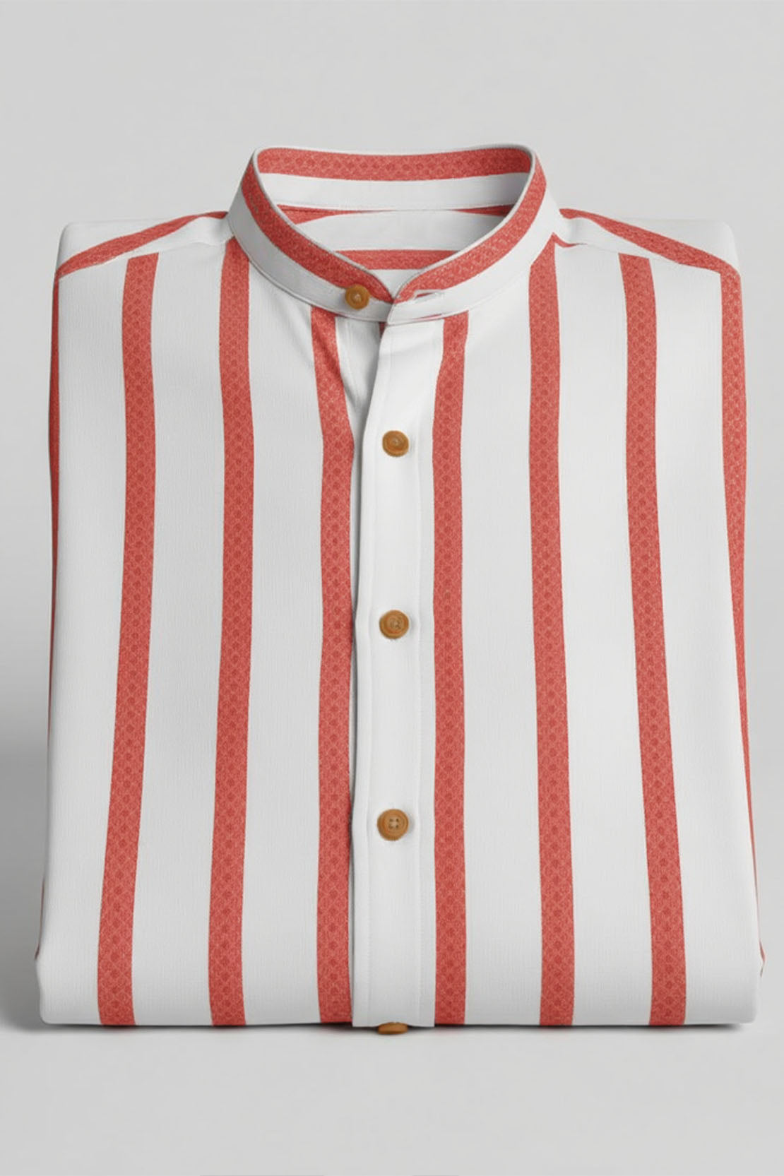 BOLD ROUGE STRIPE SHIRT