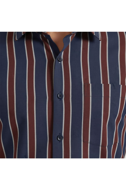 ROYAL STRIPE EXECUTIVE SHIRT