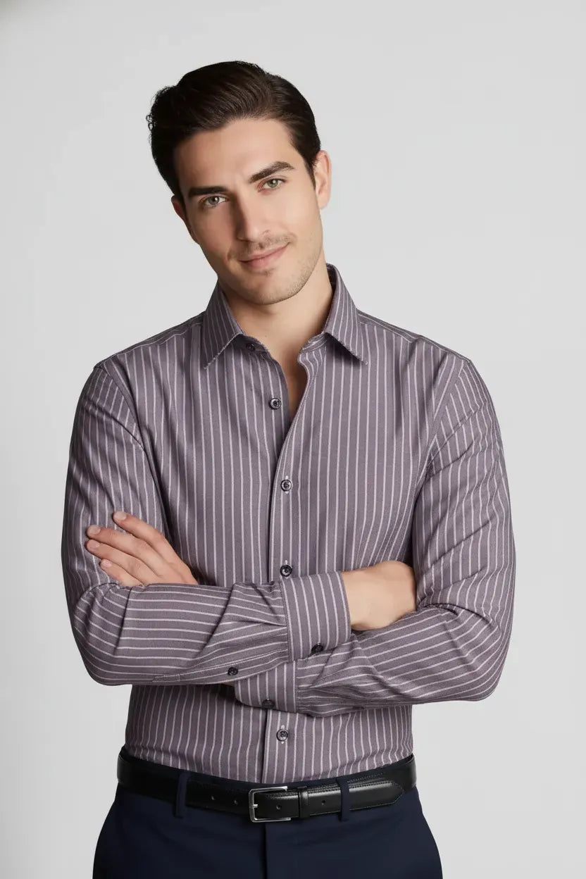 CHEVRON STRIPE SHIRT