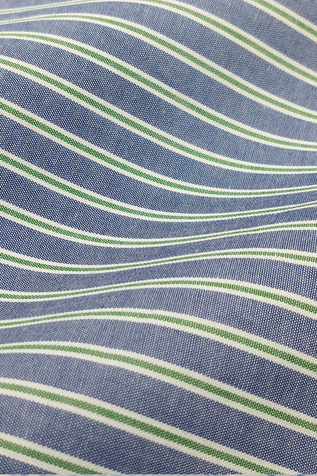 DAPPER BLUE GREEN STRIPED EXECUTIVE SHIRT